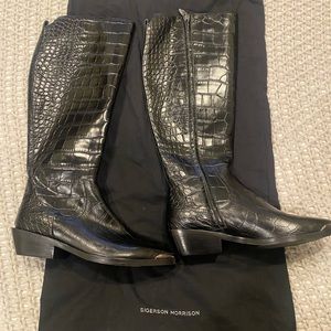 Sigerson Morrison snakeskin boots
